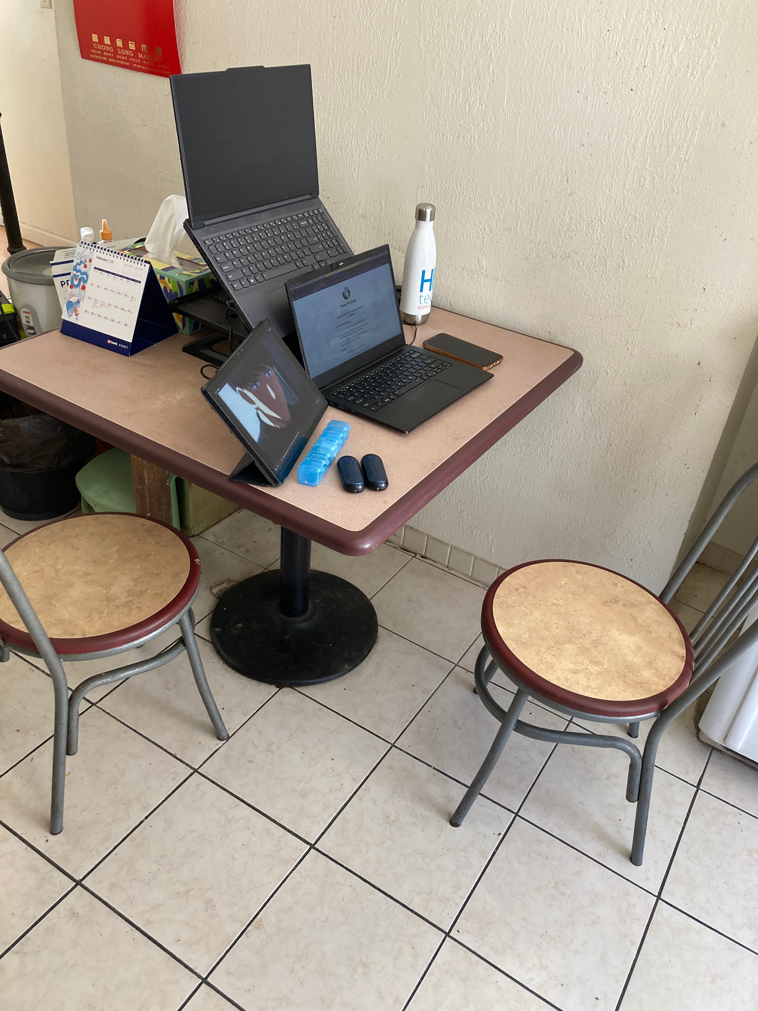 #2 Dining Table + 2 Chairs